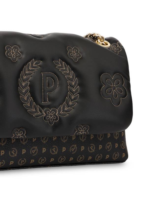 Pollini Borsa A Spalla Puffy Heritage Nero/nero/nero