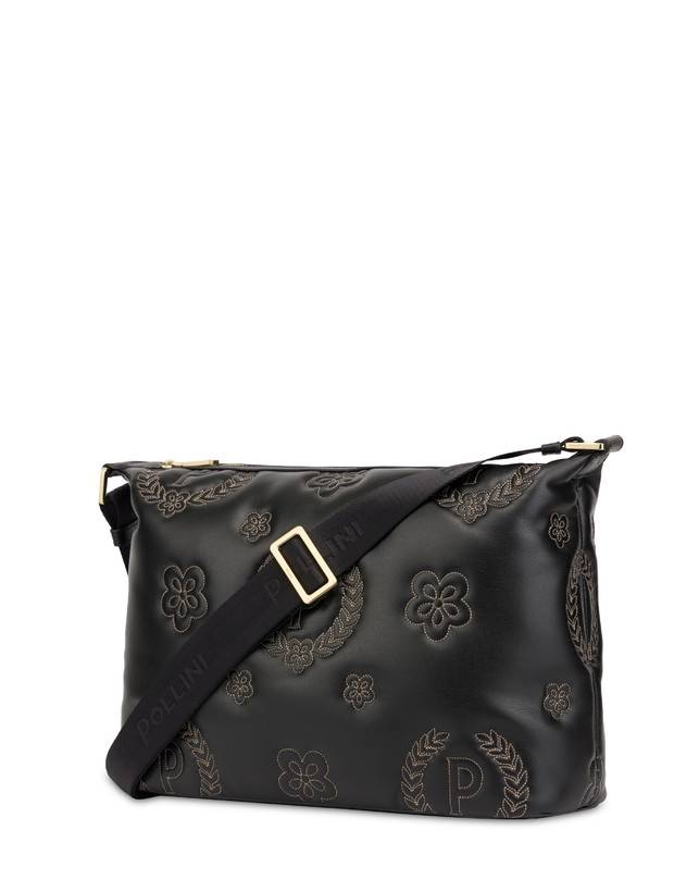 Pollini Borsa A Spalla Puffy Heritage Nero/nero/nero