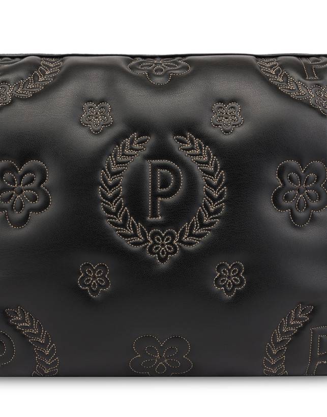 Pollini Borsa A Spalla Puffy Heritage Nero/nero/nero