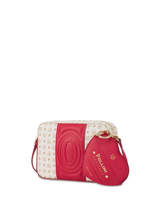 Pollini Borsa A Tracolla Heritage 70th Anniversary Avorio/rosso