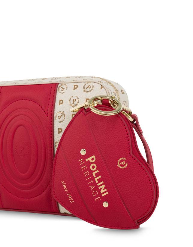 Pollini Borsa A Tracolla Heritage 70th Anniversary Avorio/rosso