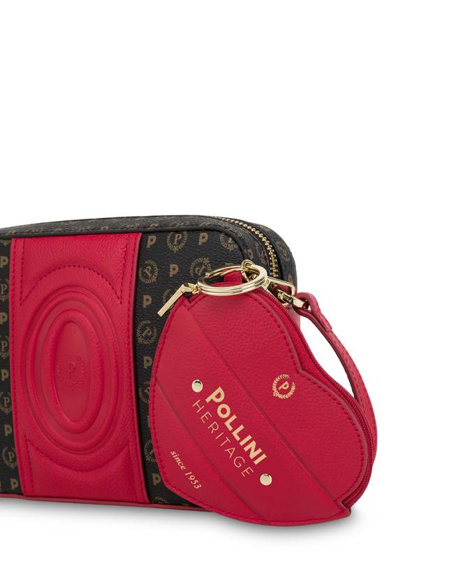 Pollini Borsa A Tracolla Heritage 70th Anniversary Nero/rosso