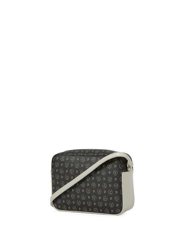 Pollini Borsa A Tracolla Heritage Logo Classic Nero/avorio