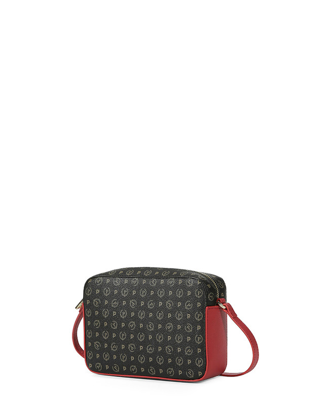 Pollini Borsa A Tracolla Heritage Logo Classic Nero/lacca