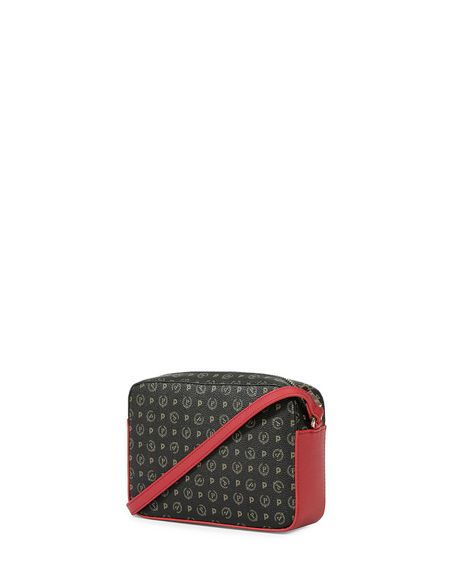 Pollini Borsa A Tracolla Heritage Logo Classic Nero/lacca