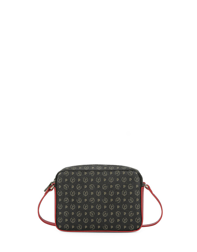 Pollini Borsa A Tracolla Heritage Logo Classic Nero/lacca