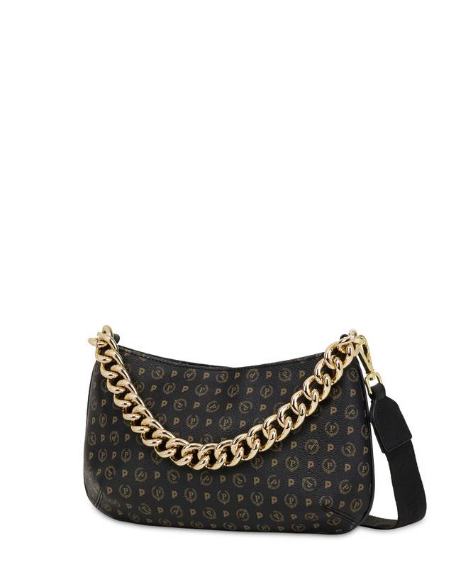 Pollini Borsa A Tracolla Heritage Logo Classic Nero/nero