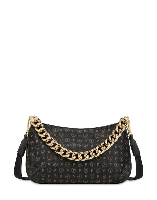 Pollini Borsa A Tracolla Heritage Logo Classic Nero/nero