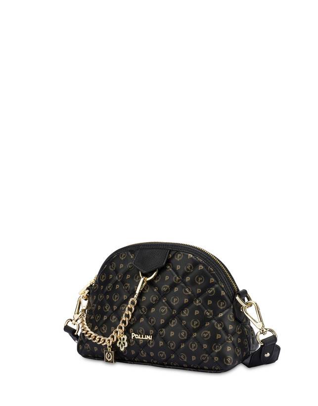Pollini Borsa A Tracolla Heritage Matelassé Nero/nero