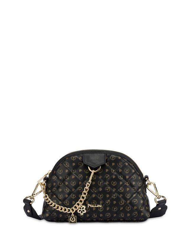 Pollini Borsa A Tracolla Heritage Matelassé Nero/nero