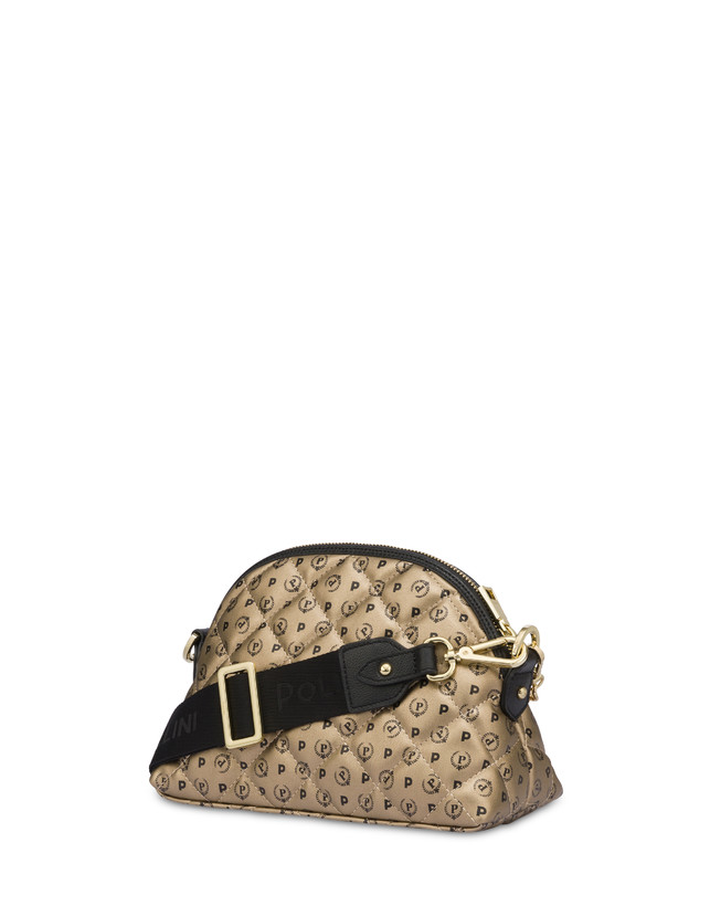 Pollini Borsa A Tracolla Heritage Matelassé Oro/nero