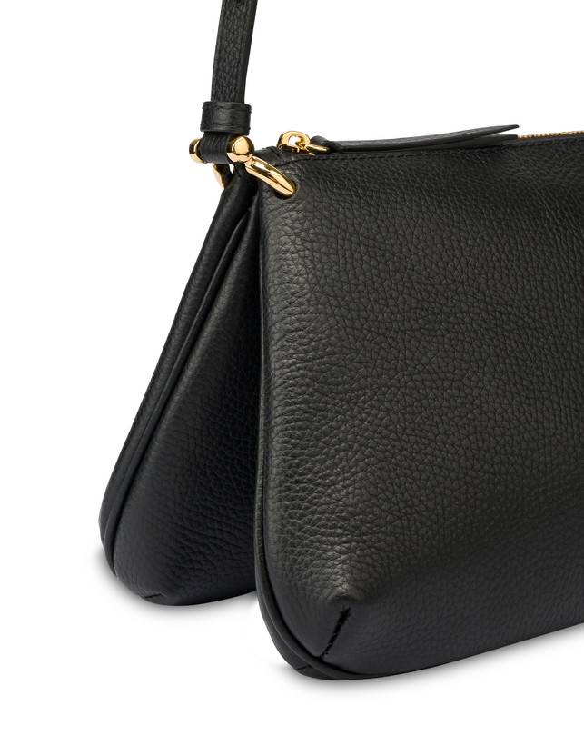 Pollini Borsa A Tracolla In Vitello Bottalato Double Marlene