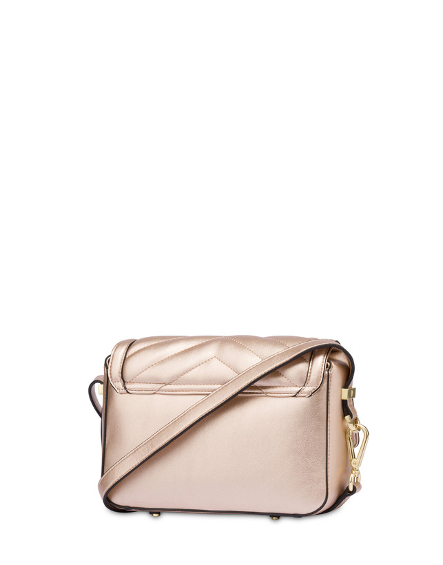 Pollini Borsa A Tracolla Matelassé Sunbeam Rose Gold