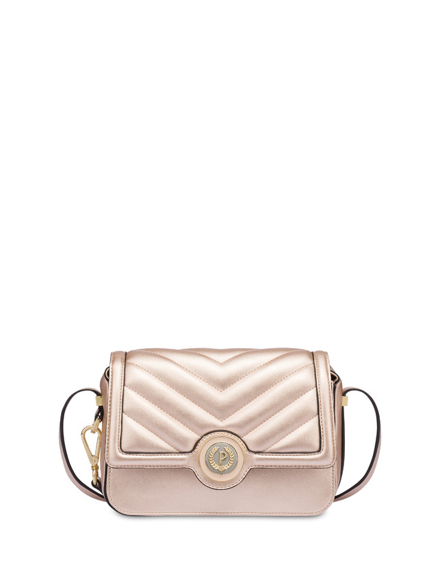 Pollini Borsa A Tracolla Matelassé Sunbeam Rose Gold