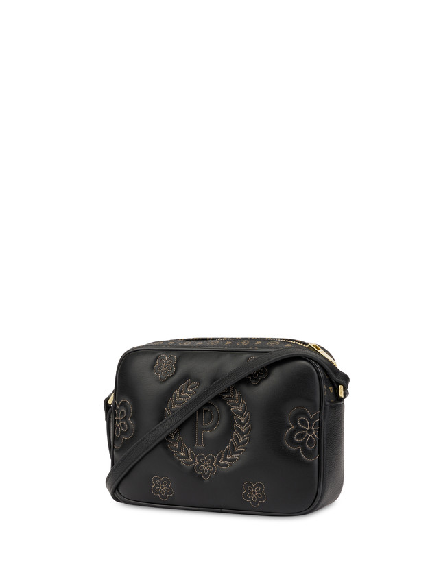 Pollini Borsa A Tracolla Puffy Heritage Nero/nero/nero