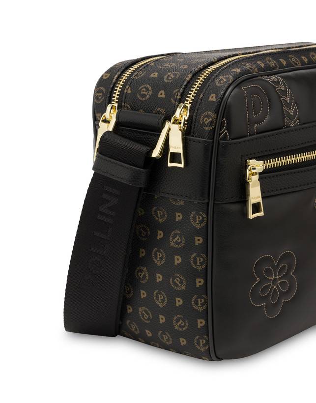 Pollini Borsa A Tracolla Puffy Heritage Nero/nero/nero