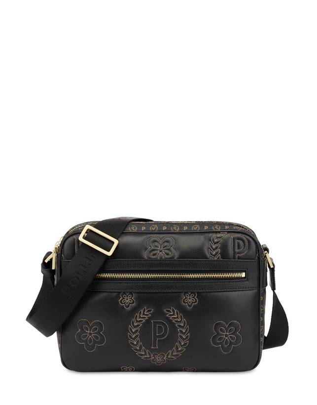 Pollini Borsa A Tracolla Puffy Heritage Nero/nero/nero