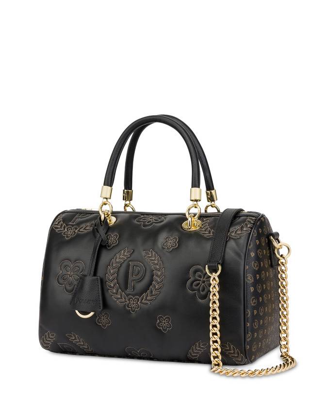 Pollini Borsa Bauletto Puffy Heritage Nero/nero/nero