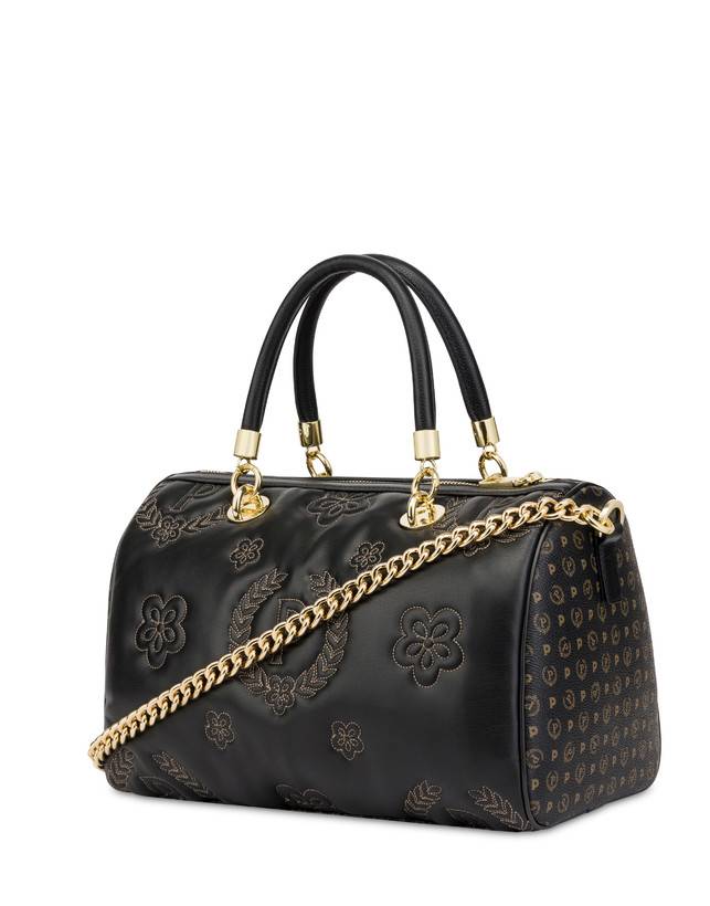 Pollini Borsa Bauletto Puffy Heritage Nero/nero/nero