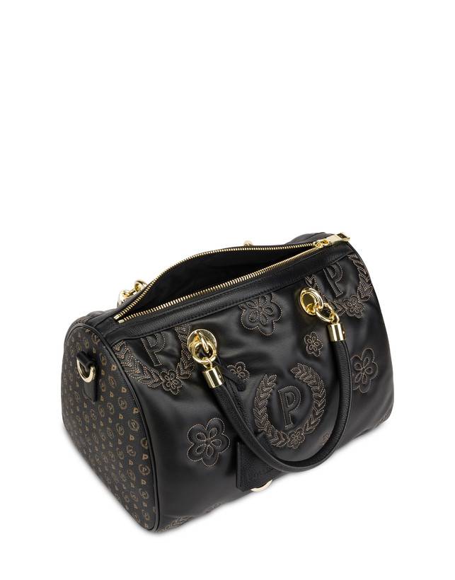 Pollini Borsa Bauletto Puffy Heritage Nero/nero/nero