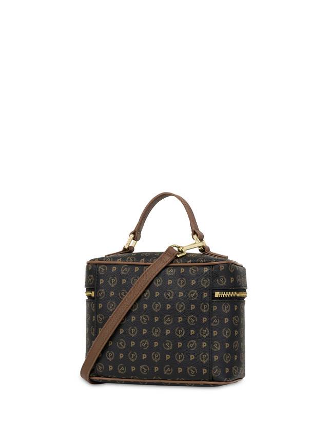 Pollini Borsa Beauty Piccola Heritage Logo Classic Nero/marrone
