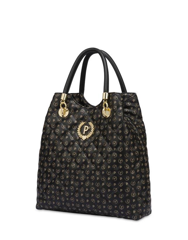 Pollini Borsa Doppio Manico Heritage Matelassé Nero/nero