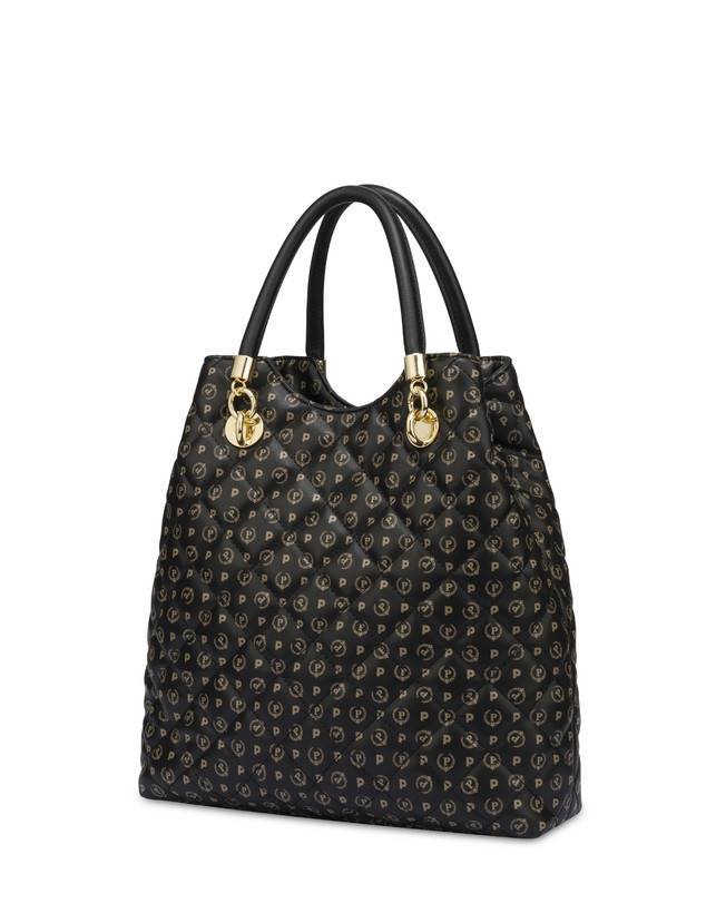 Pollini Borsa Doppio Manico Heritage Matelassé Nero/nero