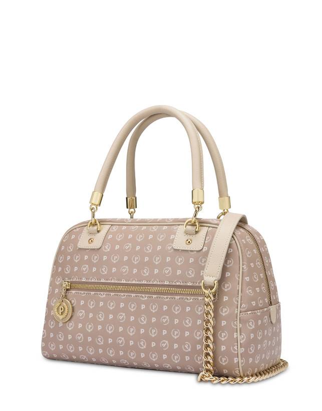 Pollini Borsa Doppio Manico Heritage Soft Touch Beige/avorio