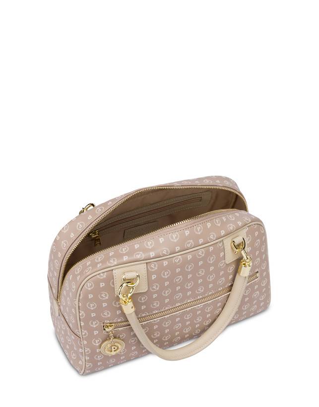 Pollini Borsa Doppio Manico Heritage Soft Touch Beige/avorio