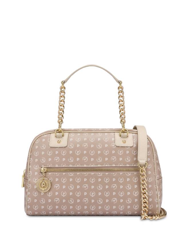 Pollini Borsa Doppio Manico Heritage Soft Touch Beige/avorio