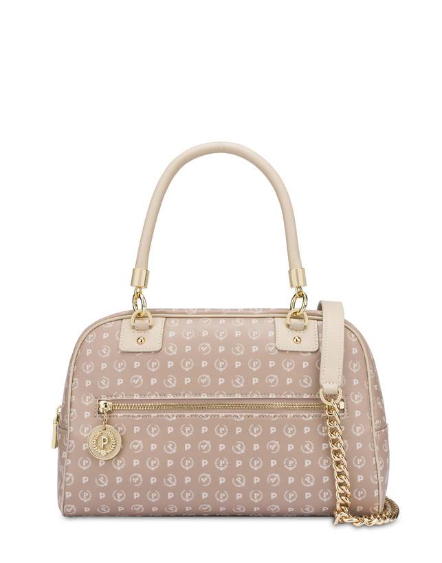 Pollini Borsa Doppio Manico Heritage Soft Touch Beige/avorio