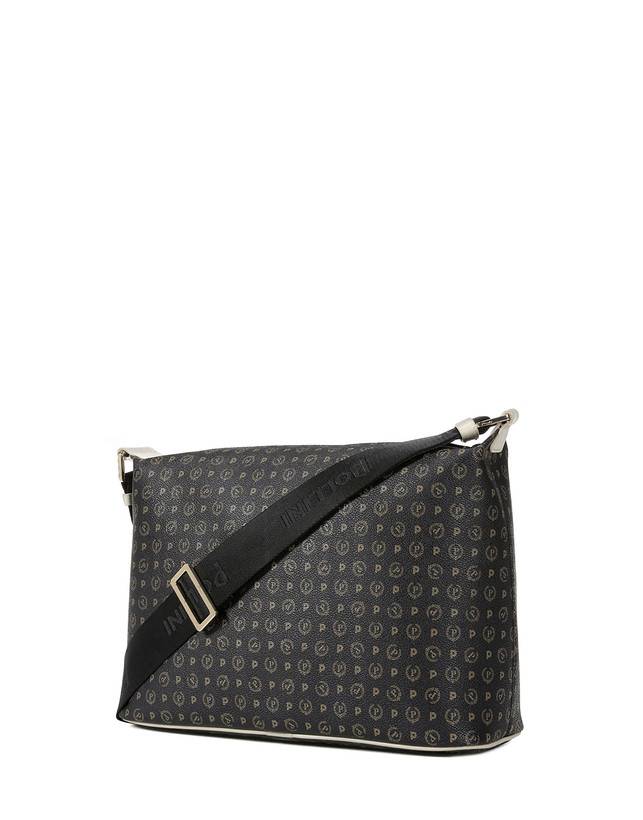 Pollini Borsa Hobo Heritage Logo Classic Nero/avorio