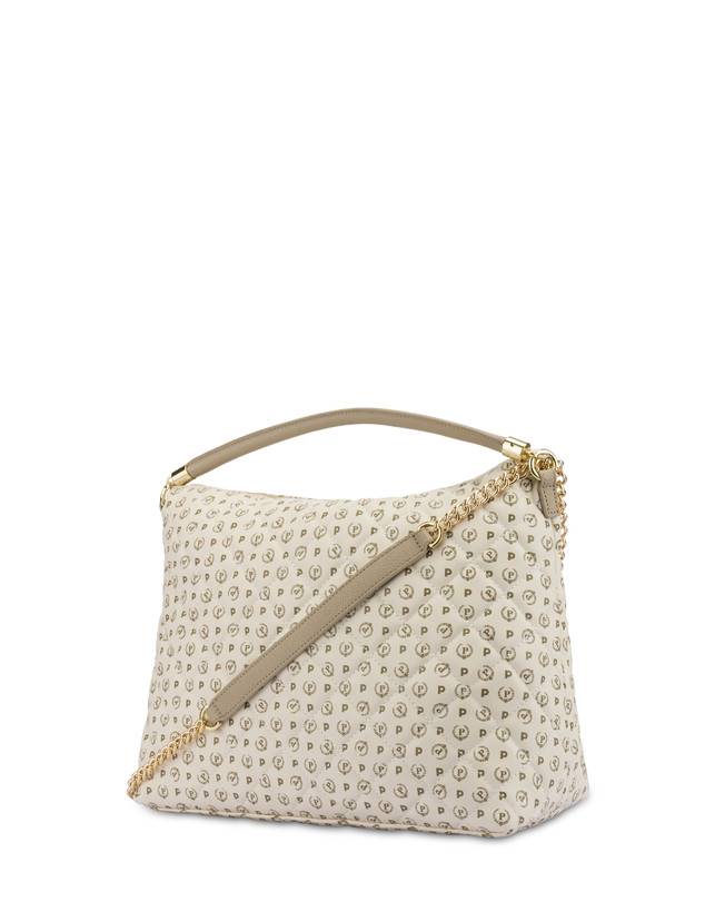 Pollini Borsa Hobo Heritage Matelassé Avorio/avorio