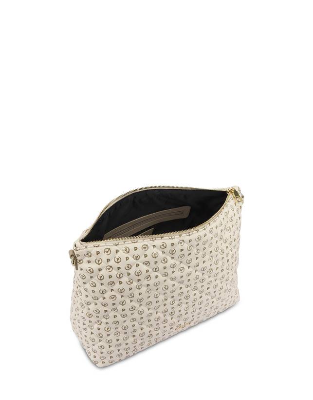 Pollini Borsa Hobo Heritage Matelassé Avorio/avorio