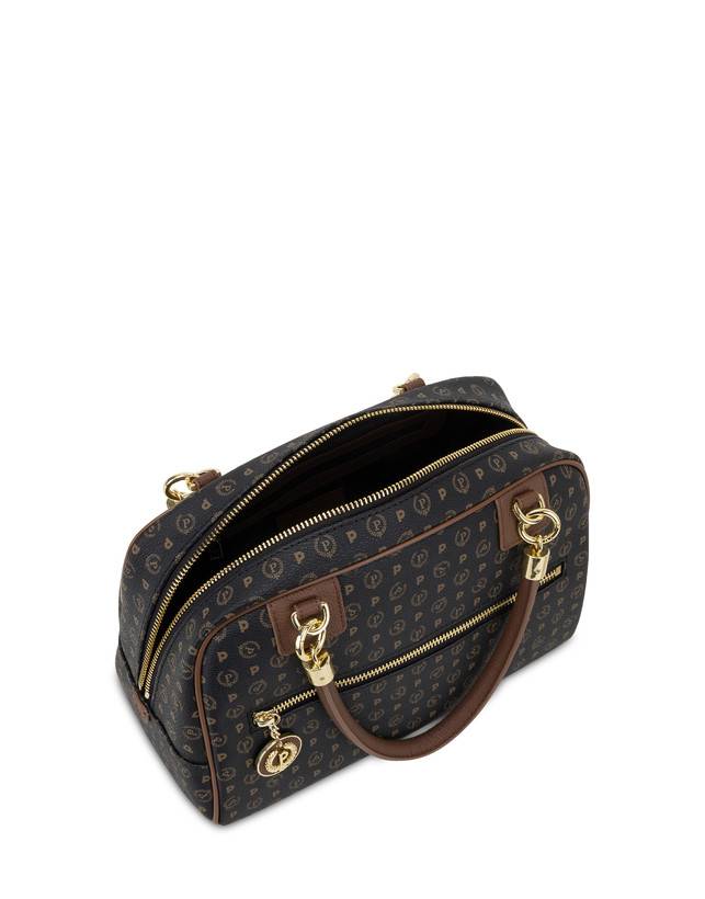 Pollini Bowling Bag Heritage Logo Classic Nero/marrone