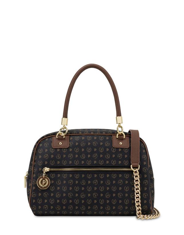 Pollini Bowling Bag Heritage Logo Classic Nero/marrone