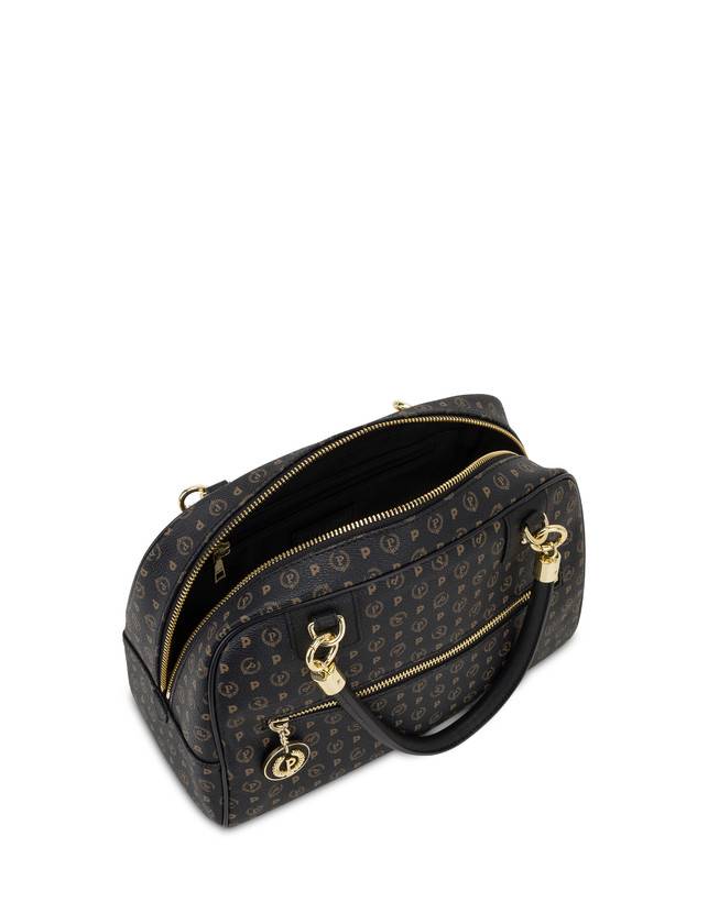 Pollini Bowling Bag Heritage Logo Classic Nero/nero