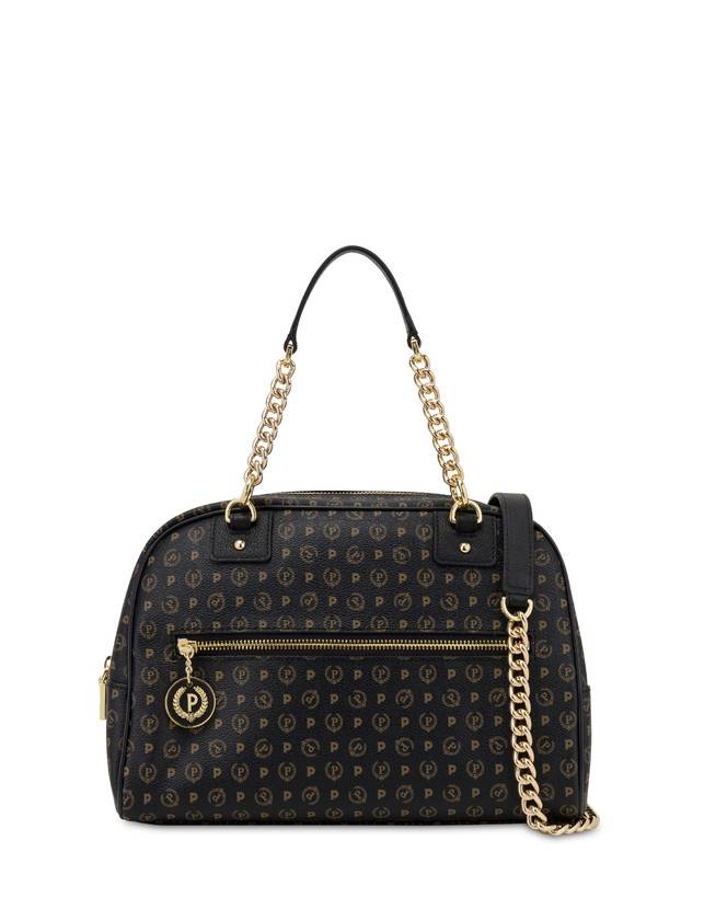 Pollini Bowling Bag Heritage Logo Classic Nero/nero