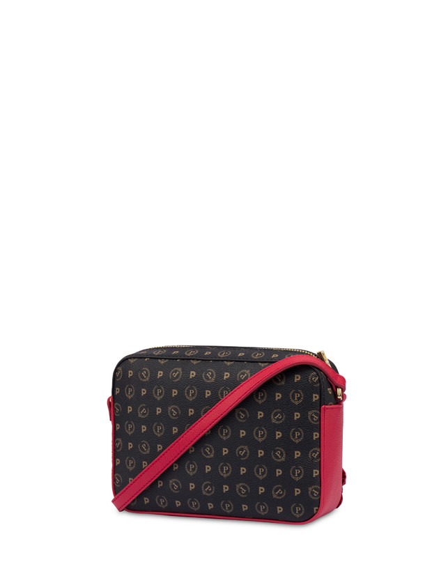 Pollini Camera Bag Piccola Heritage Flowers Nero/rosso