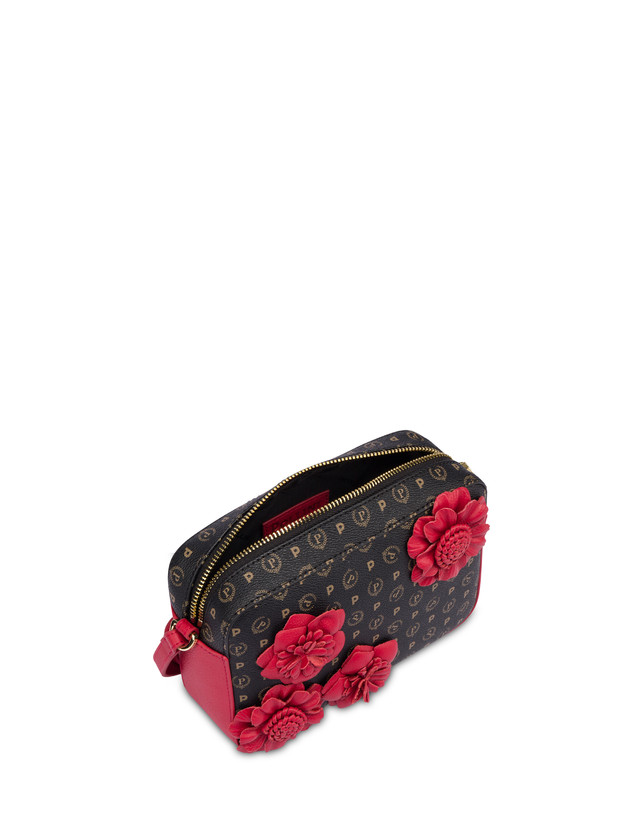 Pollini Camera Bag Piccola Heritage Flowers Nero/rosso