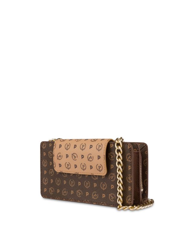 Pollini Clutch Porta Cellulare Bicolor Heritage Crema/marrone
