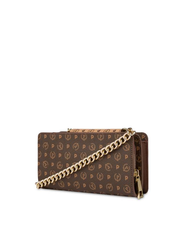 Pollini Clutch Porta Cellulare Bicolor Heritage Crema/marrone