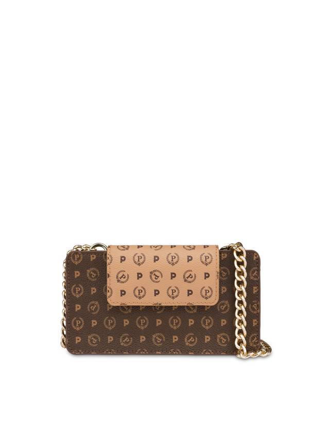 Pollini Clutch Porta Cellulare Bicolor Heritage Crema/marrone