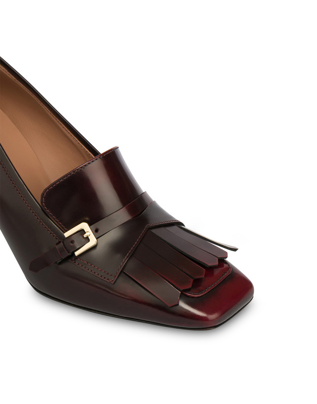 Pollini Décolleté In Vitello Abrasivato Camber Sand Mosto