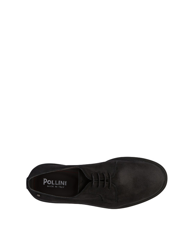 Pollini Derby In Crosta Cerata Gentlemen's Club Nero