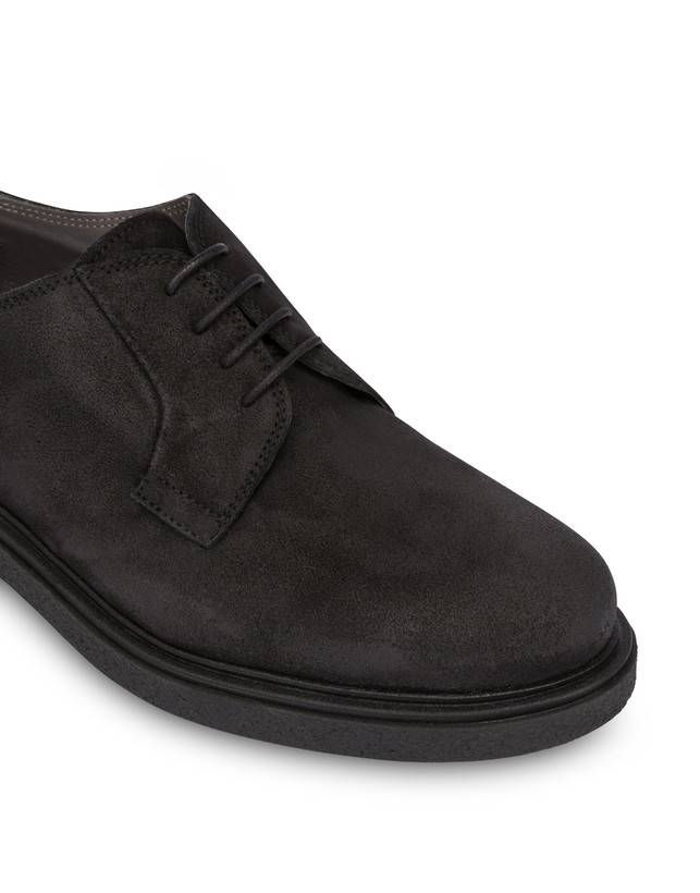 Pollini Derby In Crosta Cerata Gentlemen's Club Nero