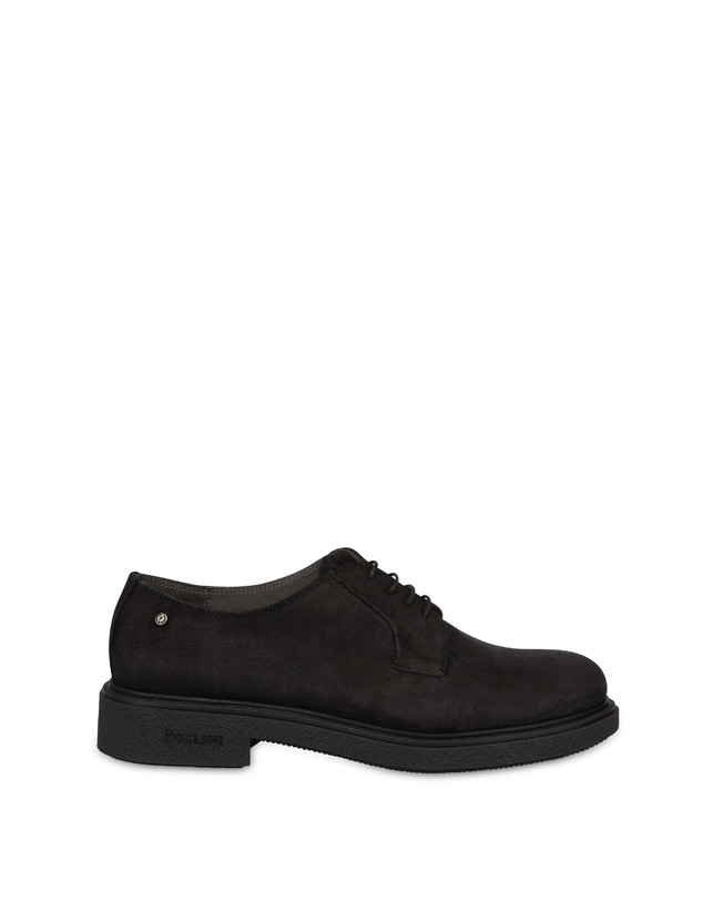 Pollini Derby In Crosta Cerata Gentlemen's Club Nero