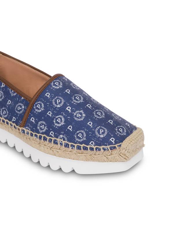 Pollini Espadrillas Heritage Denim Jacquard Blu/marrone