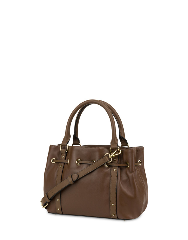Pollini Piccola Borsa In Nappa Serena Marrone/marrone