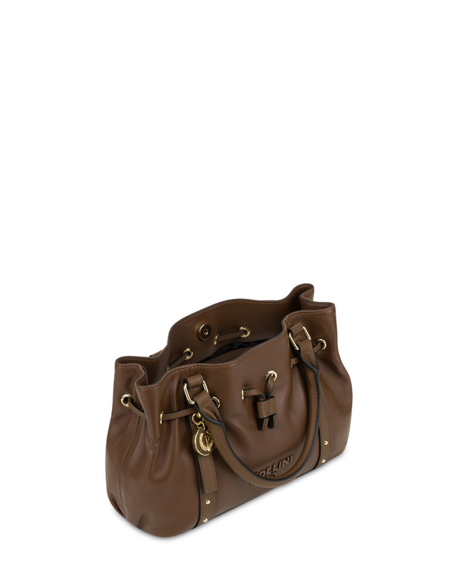 Pollini Piccola Borsa In Nappa Serena Marrone/marrone